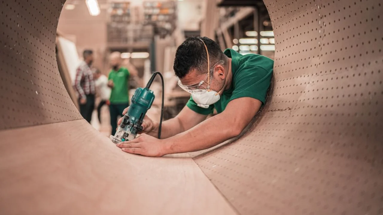 Personas trabajando