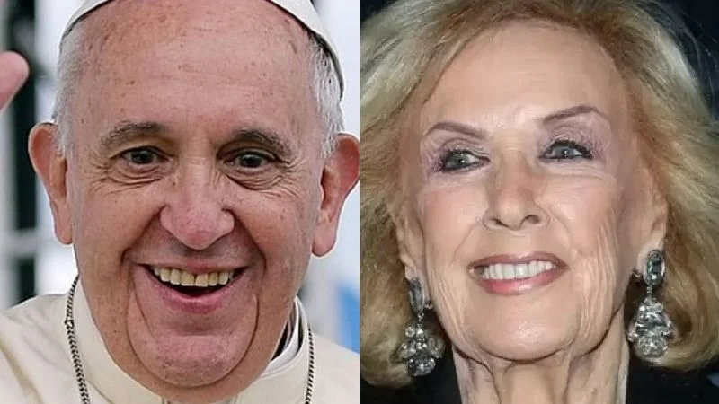 Papa Francisco Mirtha Legrand