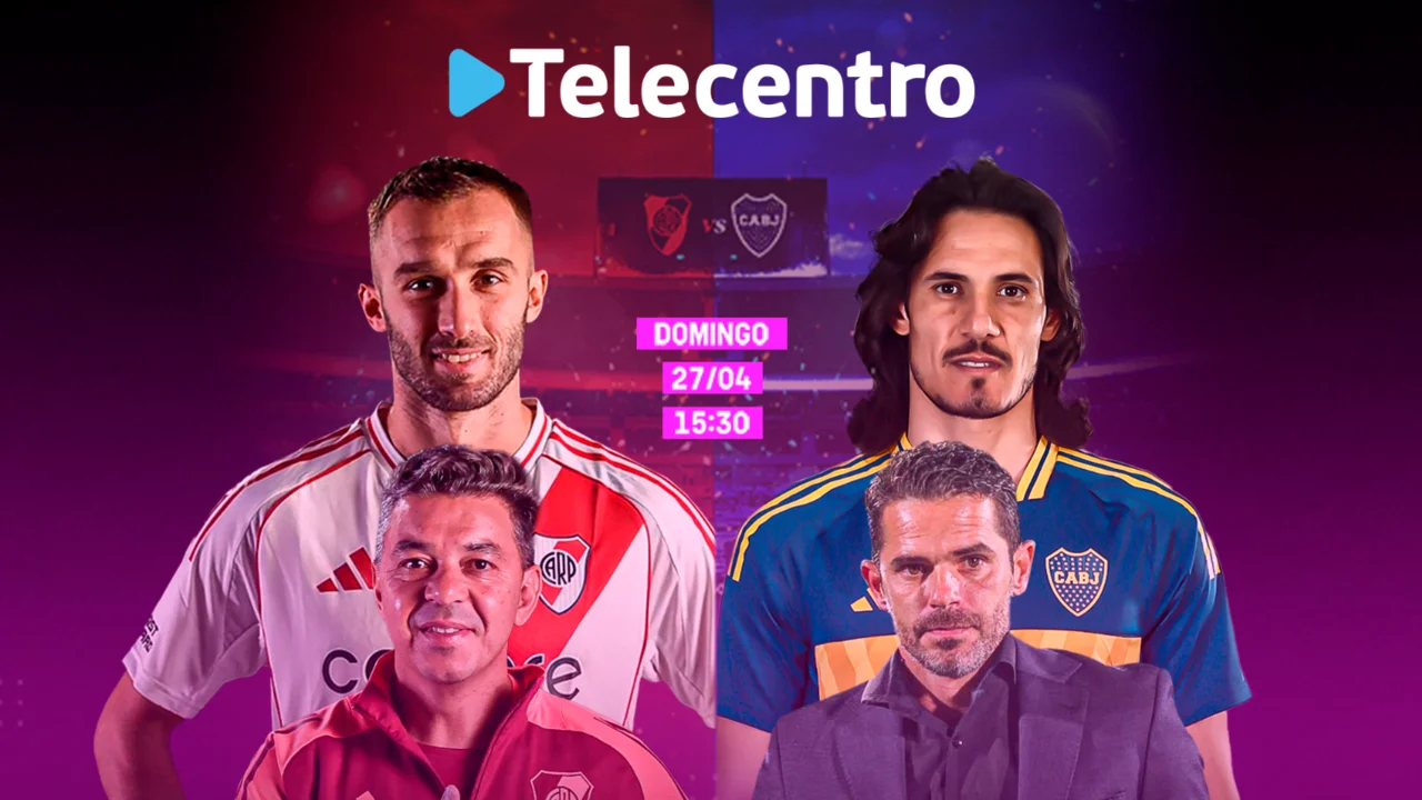 Ya podés ver el Superclásico River-Boca por TNT Sports a través de Telecentro sin TV paga