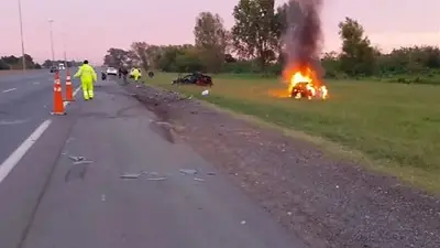 Un conductor alcoholizado chocó y mató a un hombre en la autopista Buenos Aires-La Plata Un conductor alcoholizado chocó y mató a un hombre en la autopista Buenos Aires-La Plata