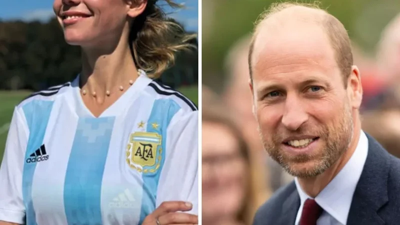 Quién es la argentina que tuvo un romance con el príncipe William. 