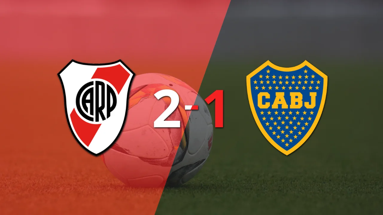 River Plate le ganó el Superclásico a Boca Juniors por 2 a 1