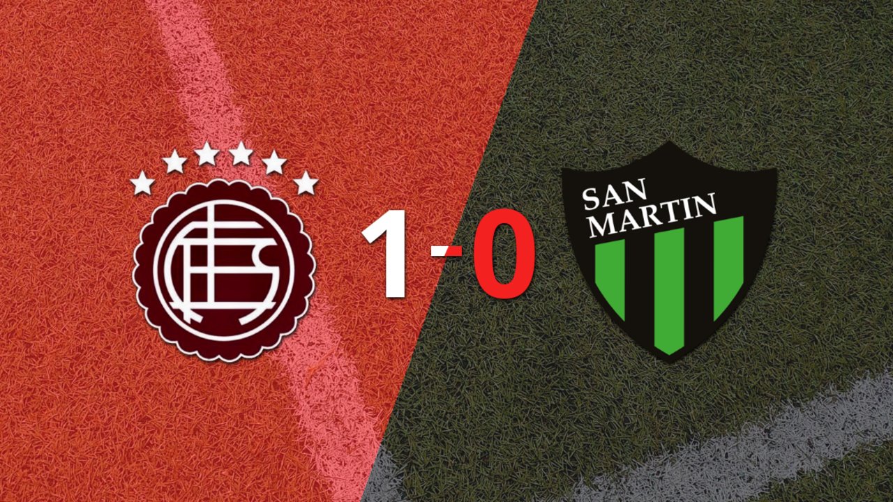 Lanús derrotó 1-0 a San Martín (SJ)
