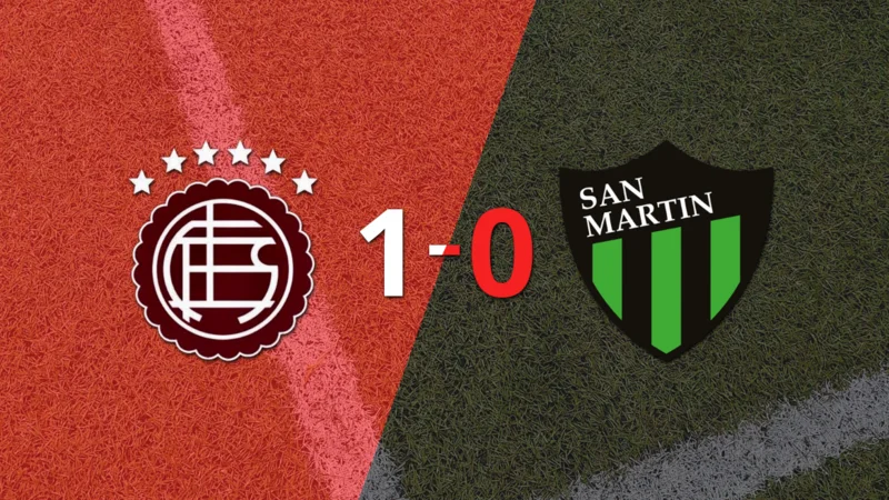 Lanús derrotó 1-0 a San Martín (SJ)