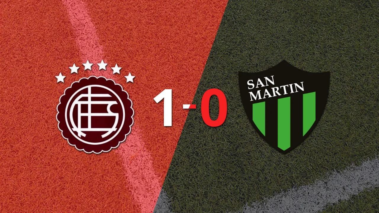 Lanús derrotó 1-0 a San Martín (SJ)