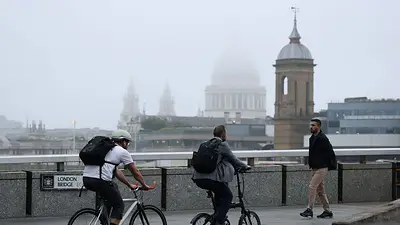 El ciclismo en el distrito financiero de Londres aumenta más del 50% en dos años El ciclismo en el distrito financiero de Londres aumenta más del 50% en dos años