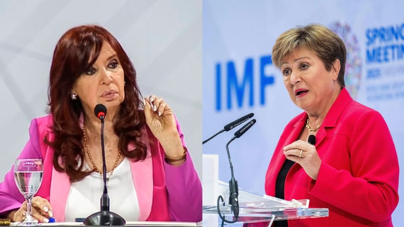 Cristina Kirchner cruzó a la titular del FMI: "El cambio nos arruinó"
