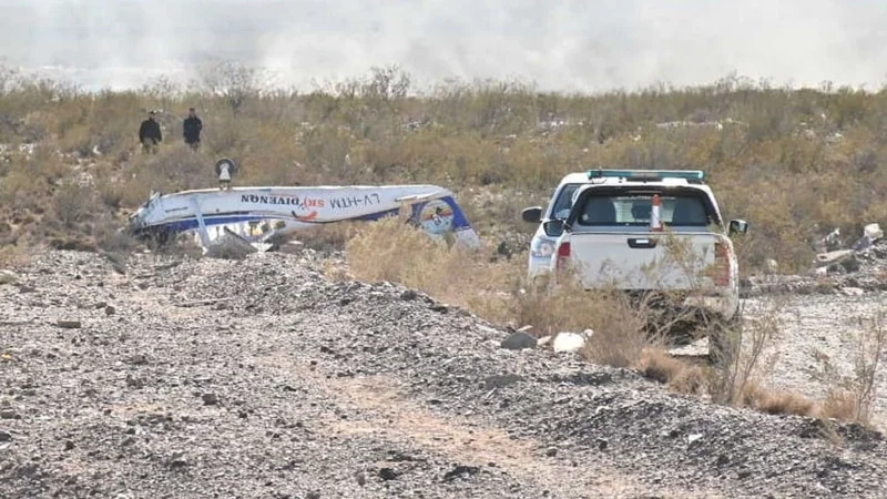 Cayó una avioneta en Río Negro: un muerto y dos heridos