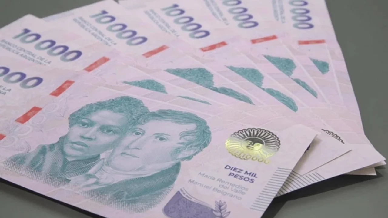 Billetes de $10.000