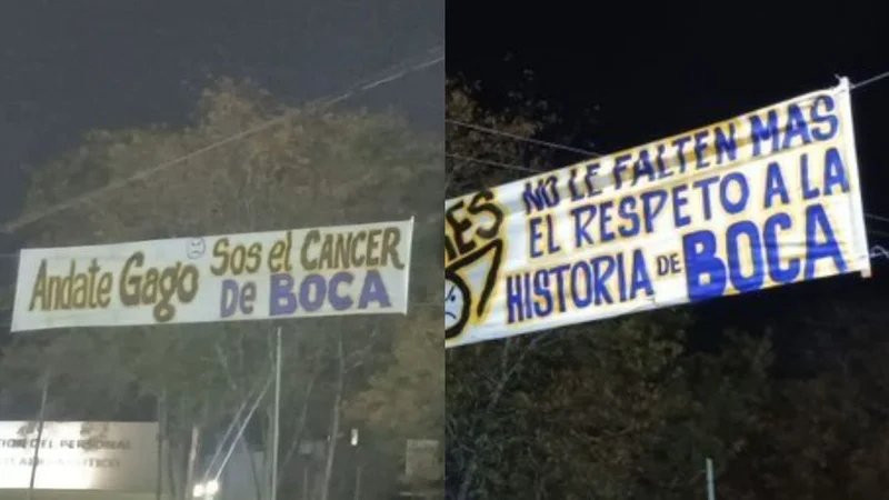 Los violentos pasacalles en Boca contra Gago, los jugadores y la dirigencia