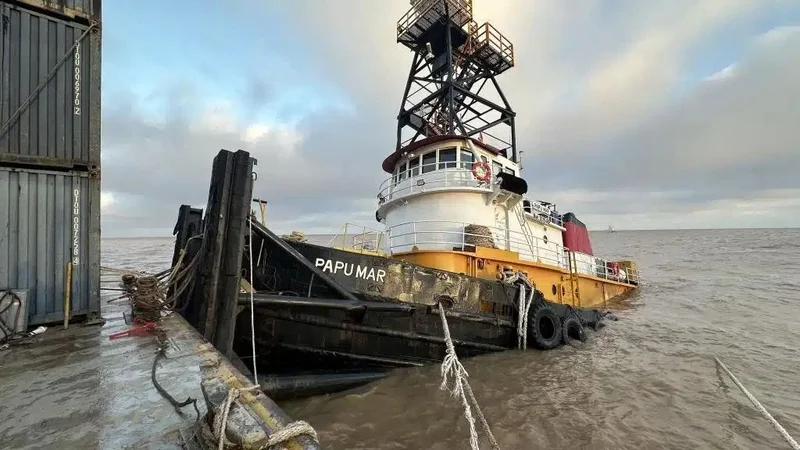 Se hundió un barco y alertan que será "moneda corriente" con la desregulación de Sturzenegger