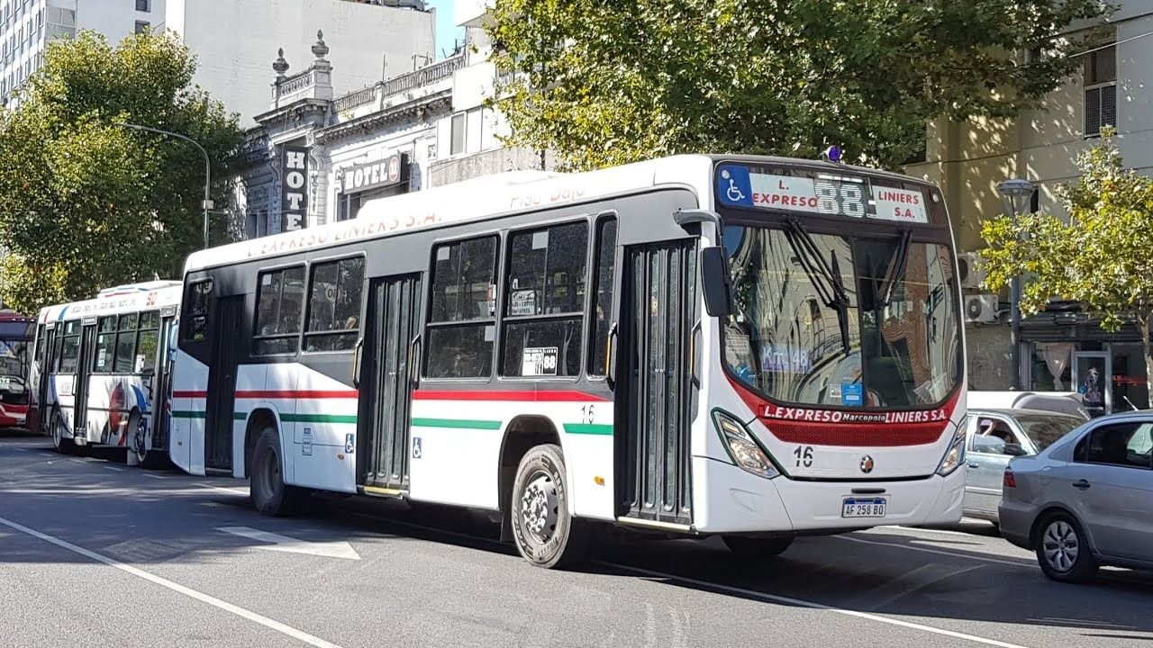Recorrido de la línea 88 de colectivos