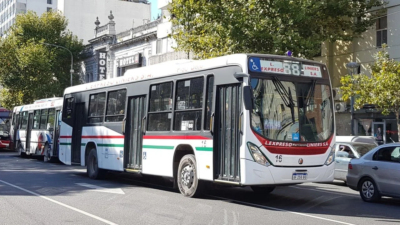Recorrido de la línea 88 de colectivos