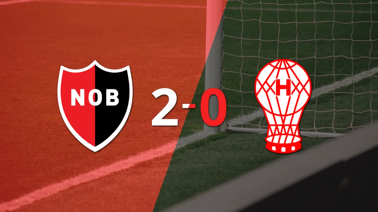 Newell`s celebró una victoria 2-0 sobre Huracán