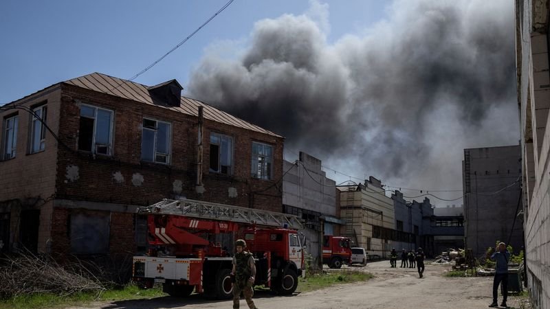 Drones rusos atacan las ciudades ucranianas de Járkov y Dnipro y dejan un muerto y 46 heridos