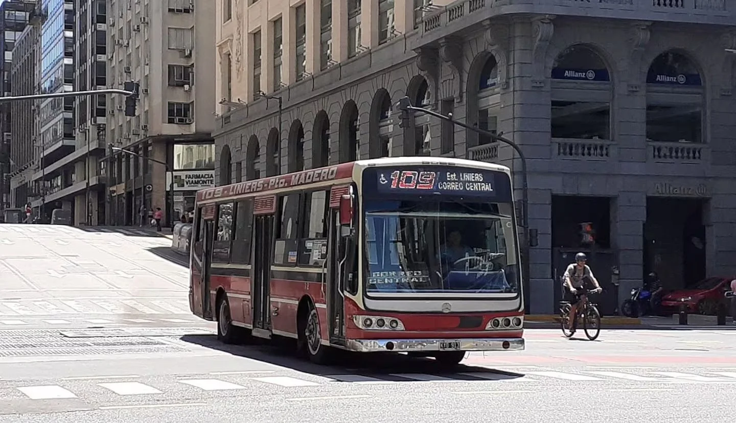 Recorrido de la línea 109