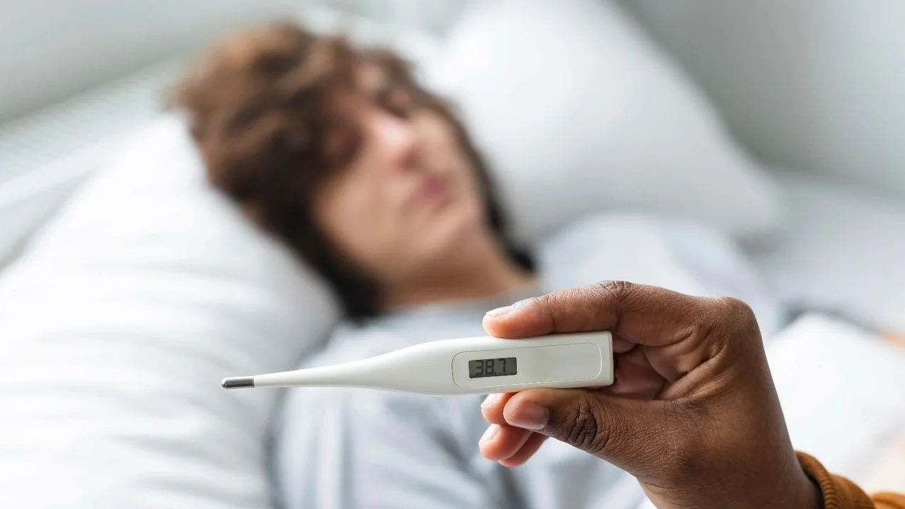 Fiebre tifoidea.