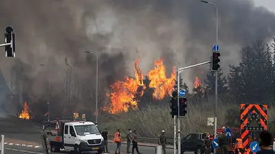 Incendios forestales arrasan cercanías de Jerusalén y obligan a evacuar comunidades Incendios forestales arrasan cercanías de Jerusalén y obligan a evacuar comunidades
