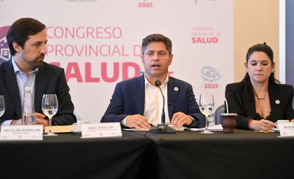 "No es un mercado": Kicillof estuvo presente en el Congreso Provincial de Salud y apuntó contra Nación