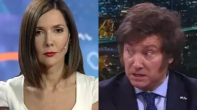 Cristina Pérez le soltó la mano a Javier Milei. Cristina Pérez le soltó la mano a Javier Milei.