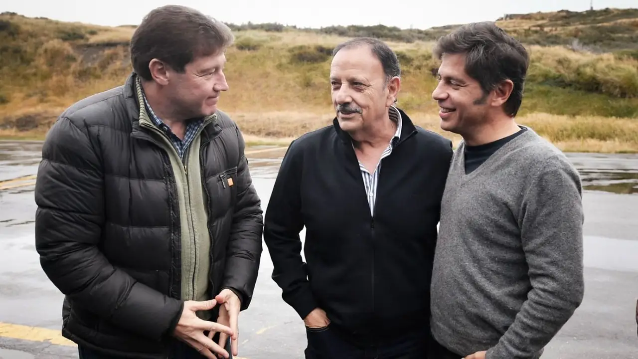 Quintela y Kicillof viajaron a Tierra del Fuego para participar del acto central por Malvinas