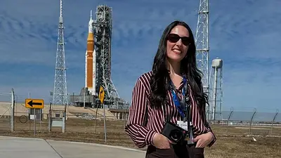 Quién es Noelia González, la uruguaya que condujo la transmisión en vivo del lanzamiento de Artemis II Quién es Noelia González, la uruguaya que condujo la transmisión en vivo del lanzamiento de Artemis II