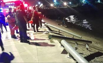 Cayó una camioneta al Río de la Plata con una mujer y su hija | Caba