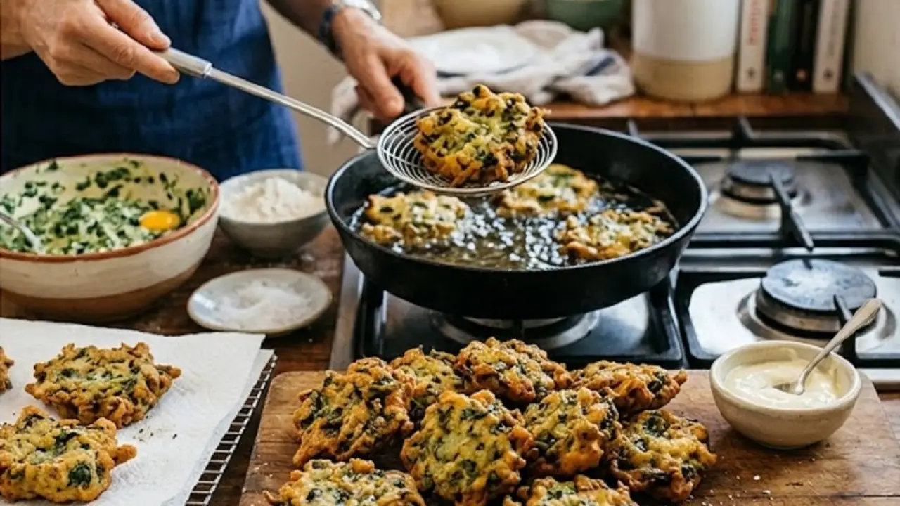 Buñuelos de espinaca