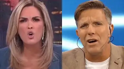 El picante cruce de Viviana Canosa y Alejandro Fantino al aire. El picante cruce de Viviana Canosa y Alejandro Fantino al aire.