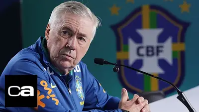 Mundial 2026, Brasil, Carlos Ancelotti. Mundial 2026, Brasil, Carlos Ancelotti.
