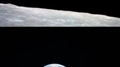 Increíble imagen: así se observa la puesta del sol sobre la tierra desde el Artemis Increíble imagen: así se observa la puesta del sol sobre la tierra desde el Artemis