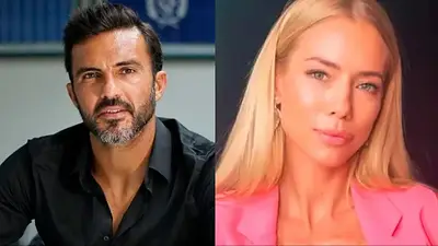 Fabián Cubero y Nicole Neumann. Fabián Cubero y Nicole Neumann.