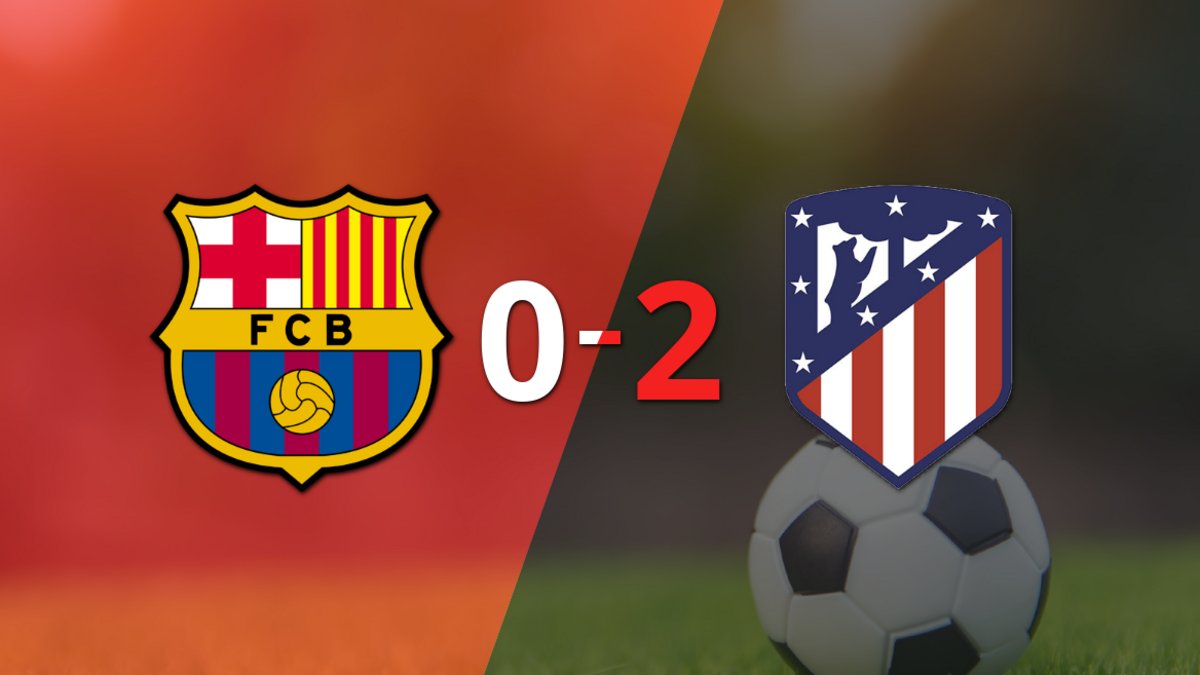Atlético de Madrid se quedó con el triunfo 2-0 en la ida | El Destape