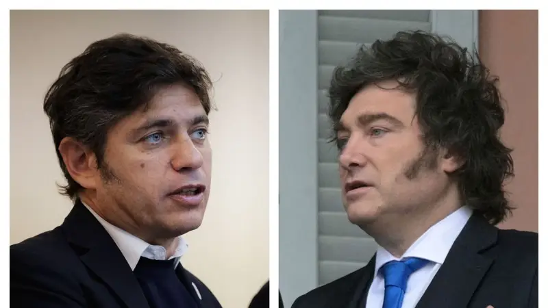 El Gobierno en su peor momento: Kicillof supera a Milei y el PJ se impone LLA en intención de voto