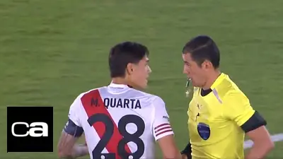 Video: la infantil expulsión de Lucas Martínez Quarta para River vs Blooming en la Copa Sudamericana Video: la infantil expulsión de Lucas Martínez Quarta para River vs Blooming en la Copa Sudamericana