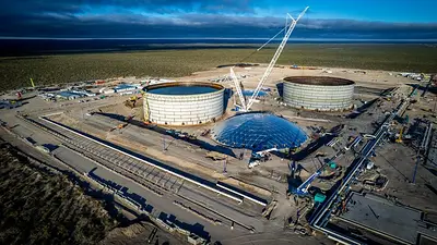 Tanques de almacenamiento del proyecto Vaca Muerta Oil Sur Tanques de almacenamiento del proyecto Vaca Muerta Oil Sur