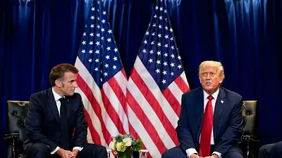 Macron intenta atraer a Trump al G7 con una invitación a Versalles tras la cumbre Macron intenta atraer a Trump al G7 con una invitación a Versalles tras la cumbre