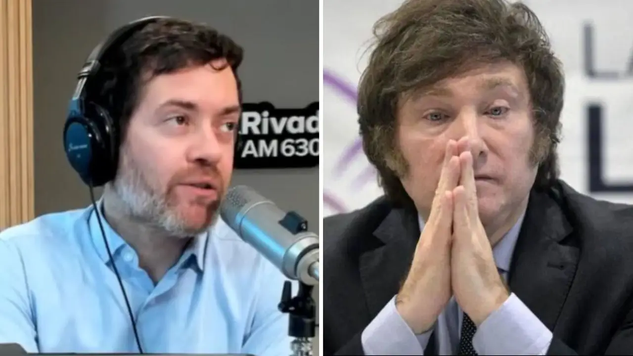 Ignacio Ortelli y Javier Milei