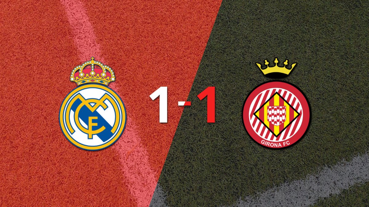 Real Madrid no pudo en casa ante Girona y empataron 1-1 | El Destape