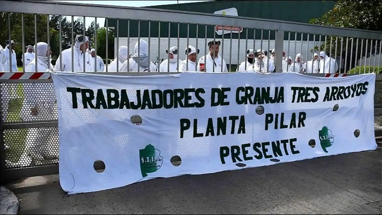 Conflicto social, Suspensiones, Granja Tres Arroyos.