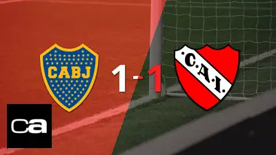 Boca Juniors logró sacar el empate de local frente a Independiente Boca Juniors logró sacar el empate de local frente a Independiente