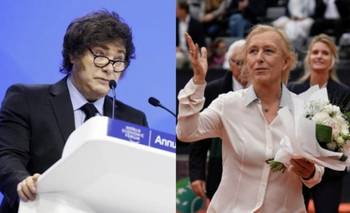 Navratilova, leyenda del tenis, lapidó a Milei: "Bruto total" | Tenis