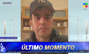 Estaba al aire: la terrible reacción de Carlitos Nair al enterarse que sería detenido | Televisión 