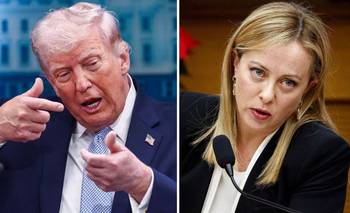 Tensión entre dos aliados de Milei: se profundiza la pelea Trump-Meloni | Estados unidos-italia