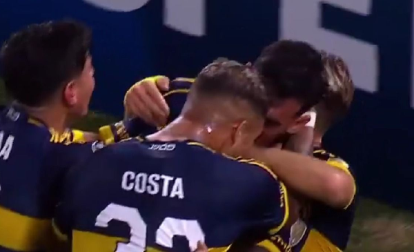 El gol de Lautaro Di Lollo para Boca vs Barcelona de Ecuador