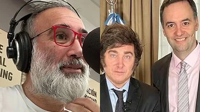 Gabriel Anello Manuel Adorni Javier Milei Gabriel Anello Manuel Adorni Javier Milei