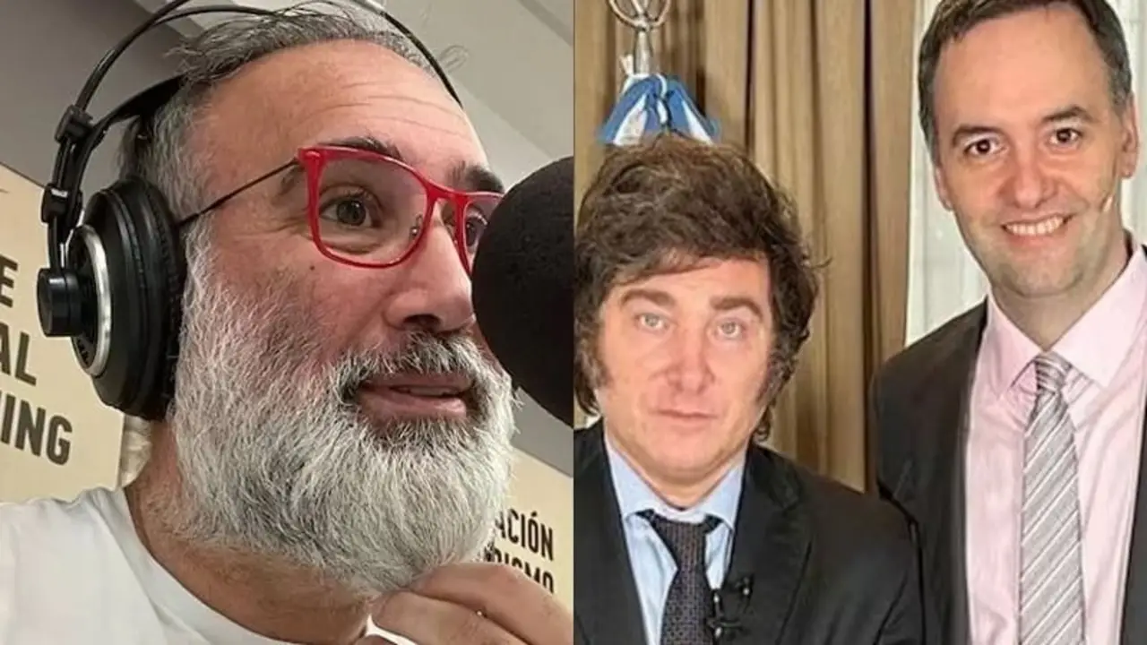 Gabriel Anello Manuel Adorni Javier Milei
