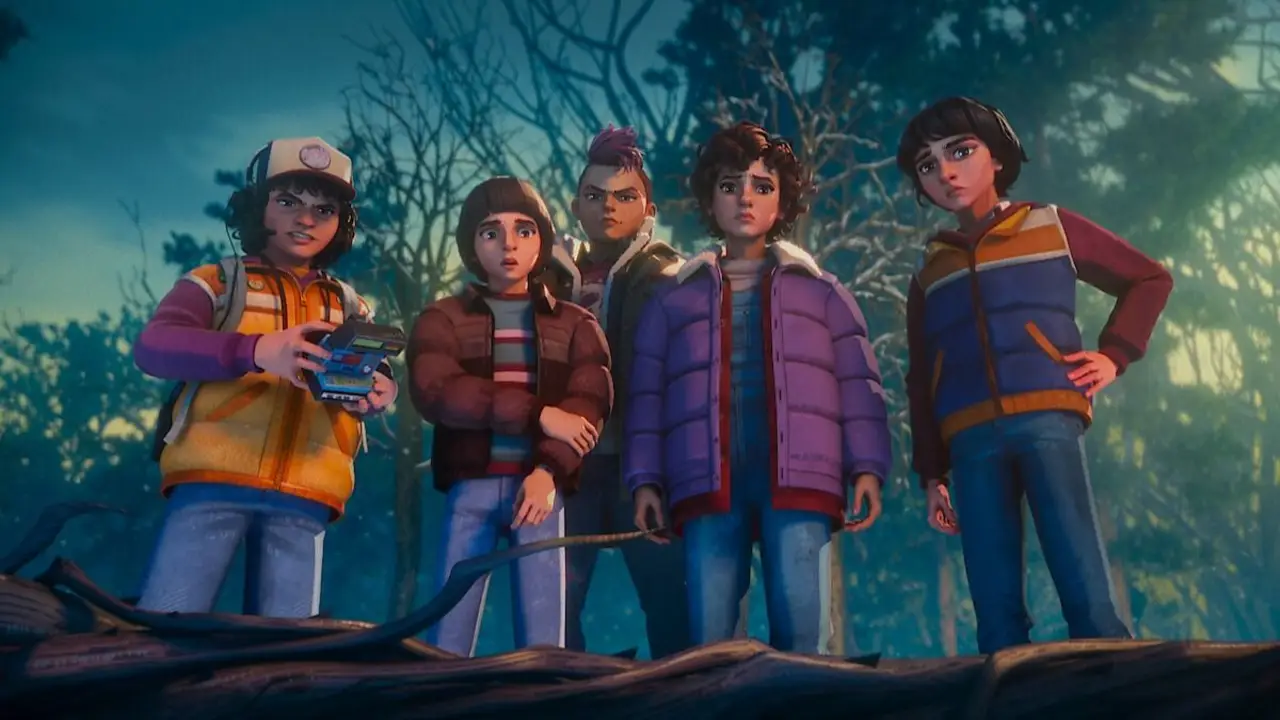 Grupo de amigos de Stranger Things