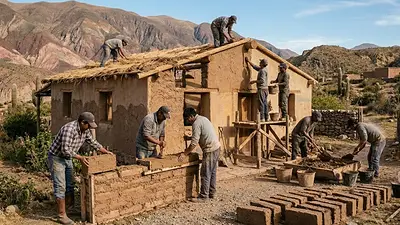 Cómo son las casas de barro. Cómo son las casas de barro.