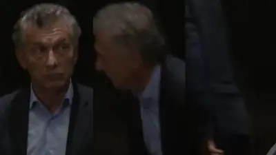 Macri se fue de una conferencia de prensa cuando le preguntaron por Milei Macri se fue de una conferencia de prensa cuando le preguntaron por Milei